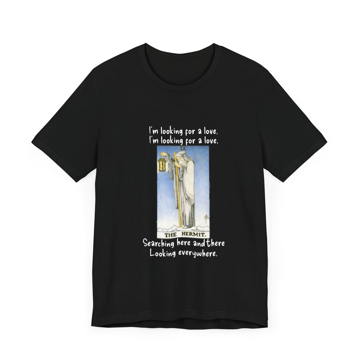 T-Shirt J Geils meets The Hermit Tarot Card Design Unisex Jersey Short Sleeve Tee