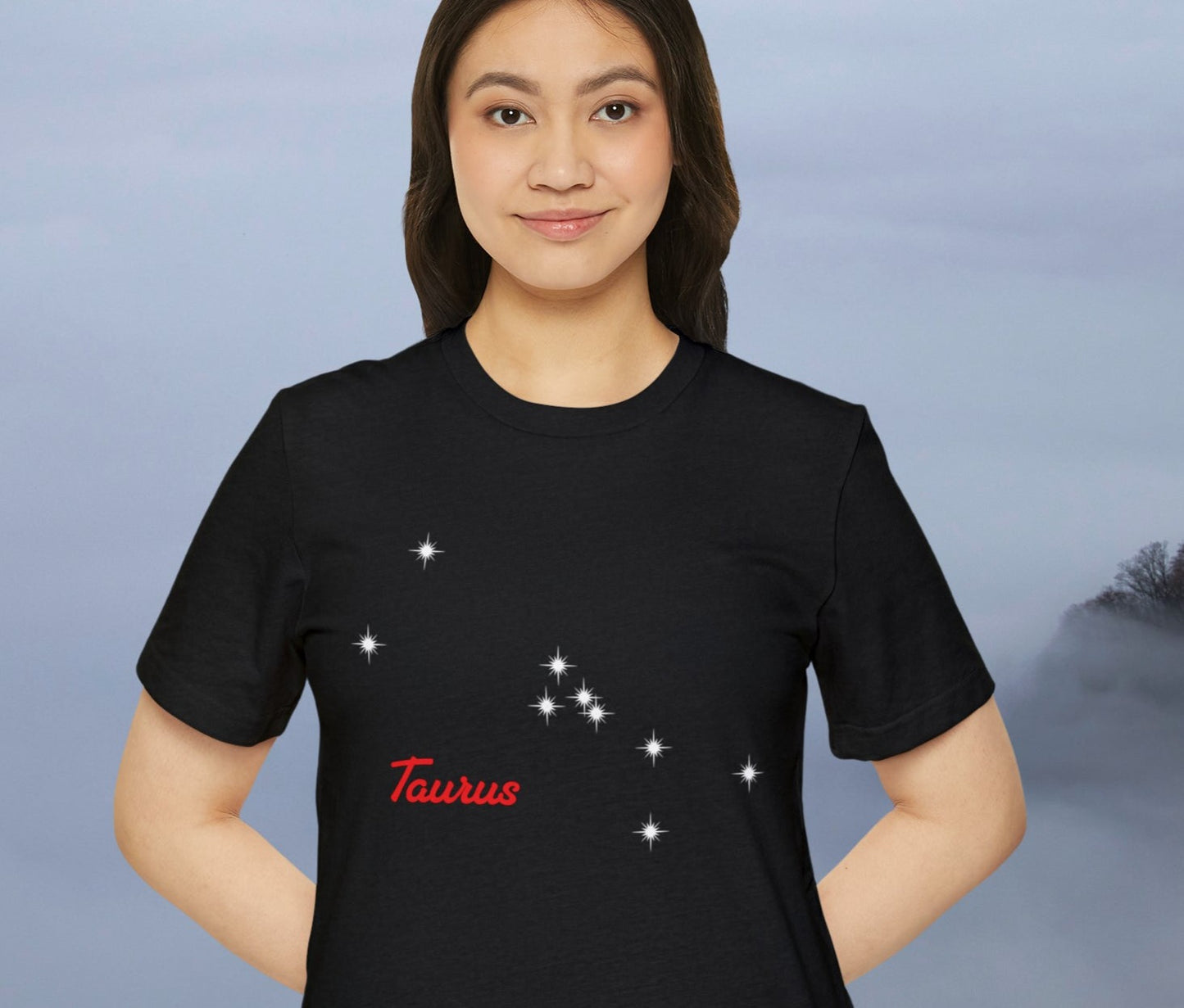 "Constellation Taurus" Unisex Recycled Organic T-Shirt