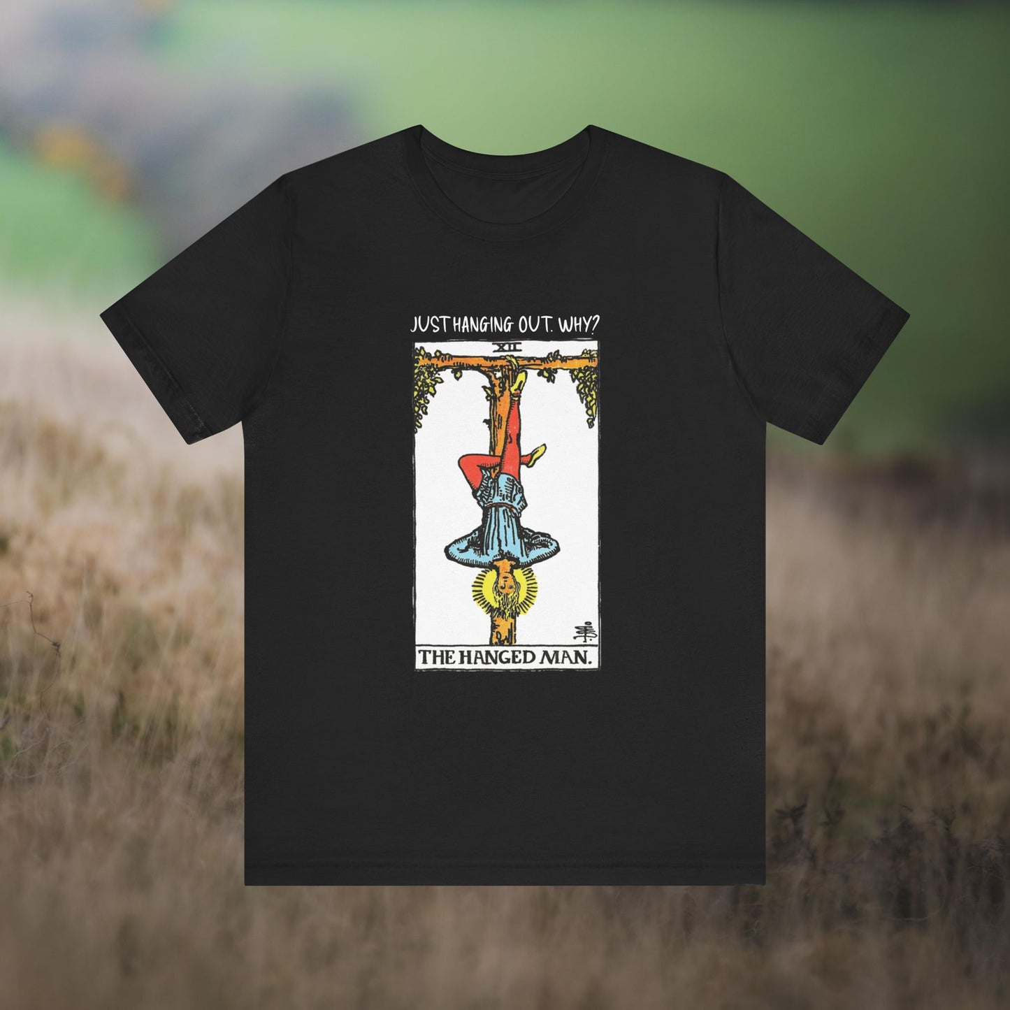 Tarot Hanged Man Tee - Just Hanging Out Explanation