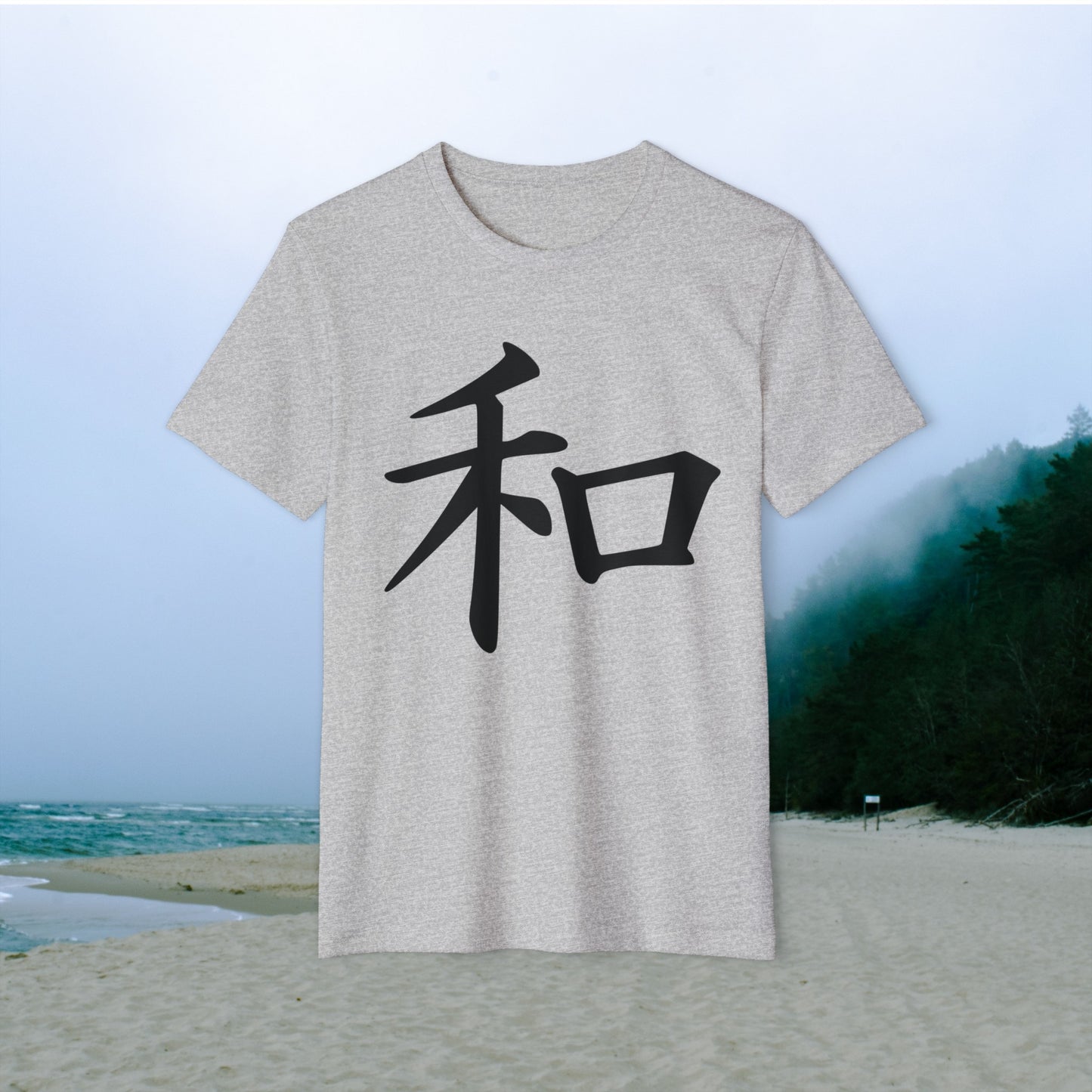 "Kanji Peace" Recycled Organic T-Shirt