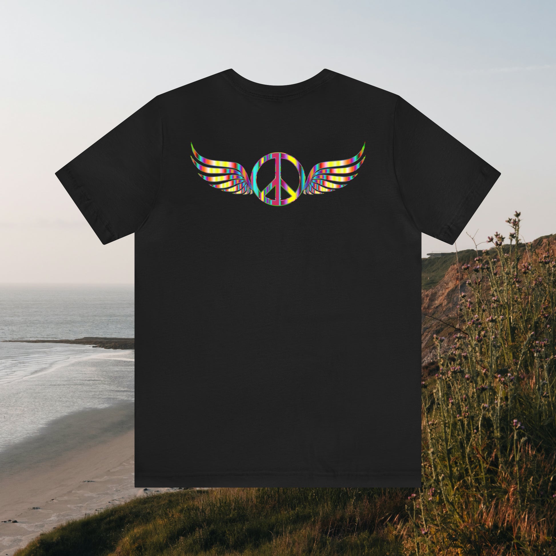 "Flying Peace Sign"