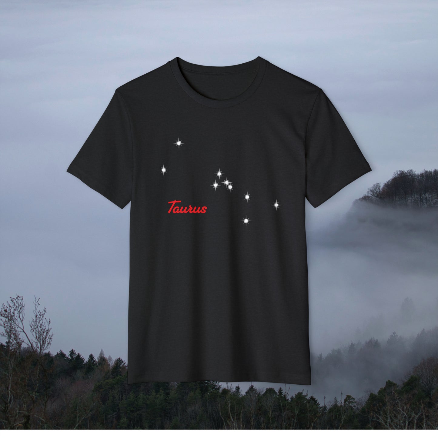 "Constellation Taurus" Unisex Recycled Organic T-Shirt