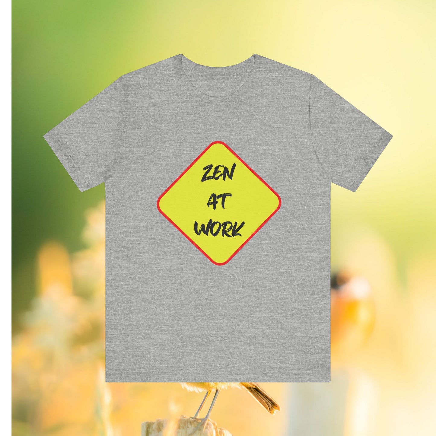 Tee - 'Zen At Work' Unisex Jersey Short Sleeve Tee