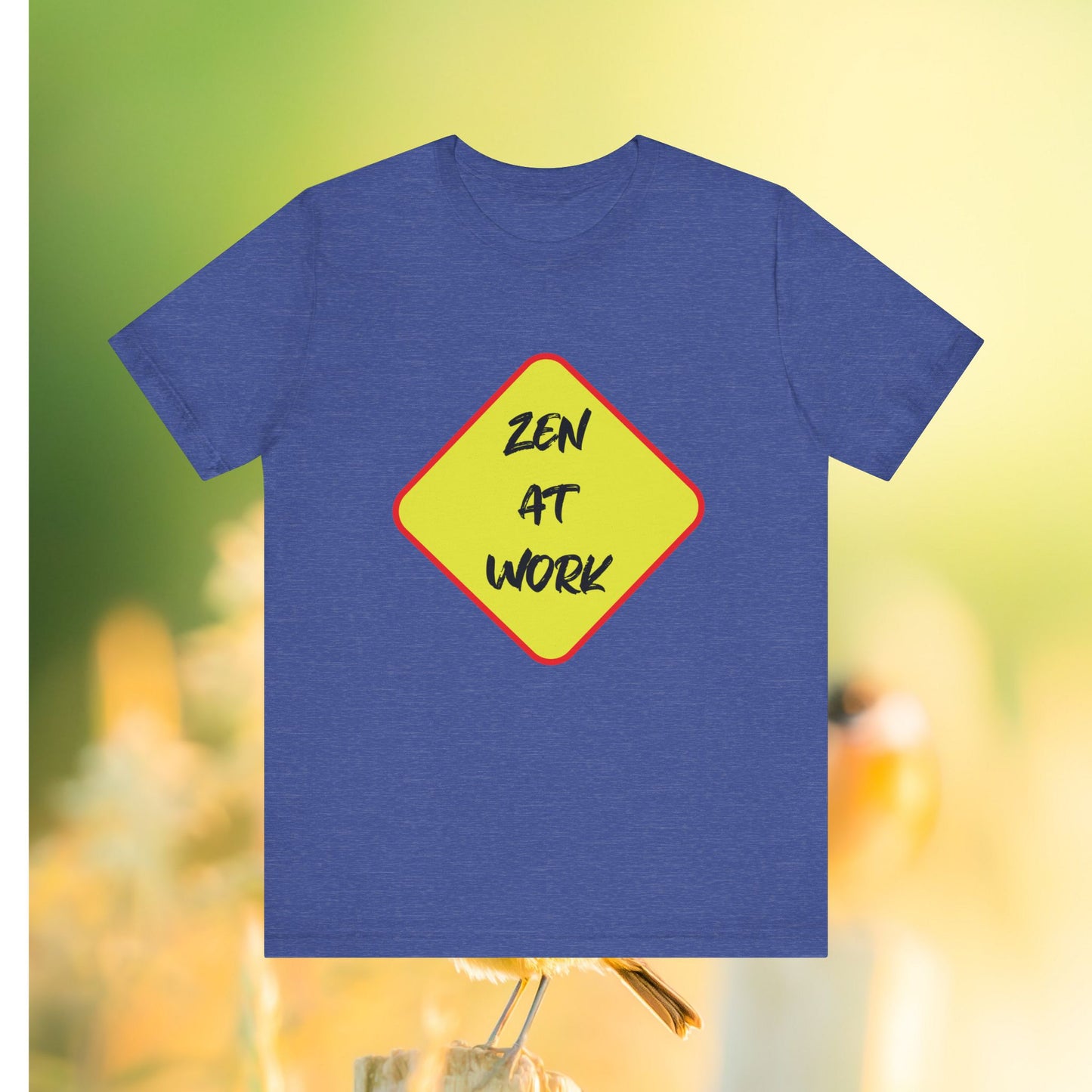 Tee - 'Zen At Work' Unisex Jersey Short Sleeve Tee