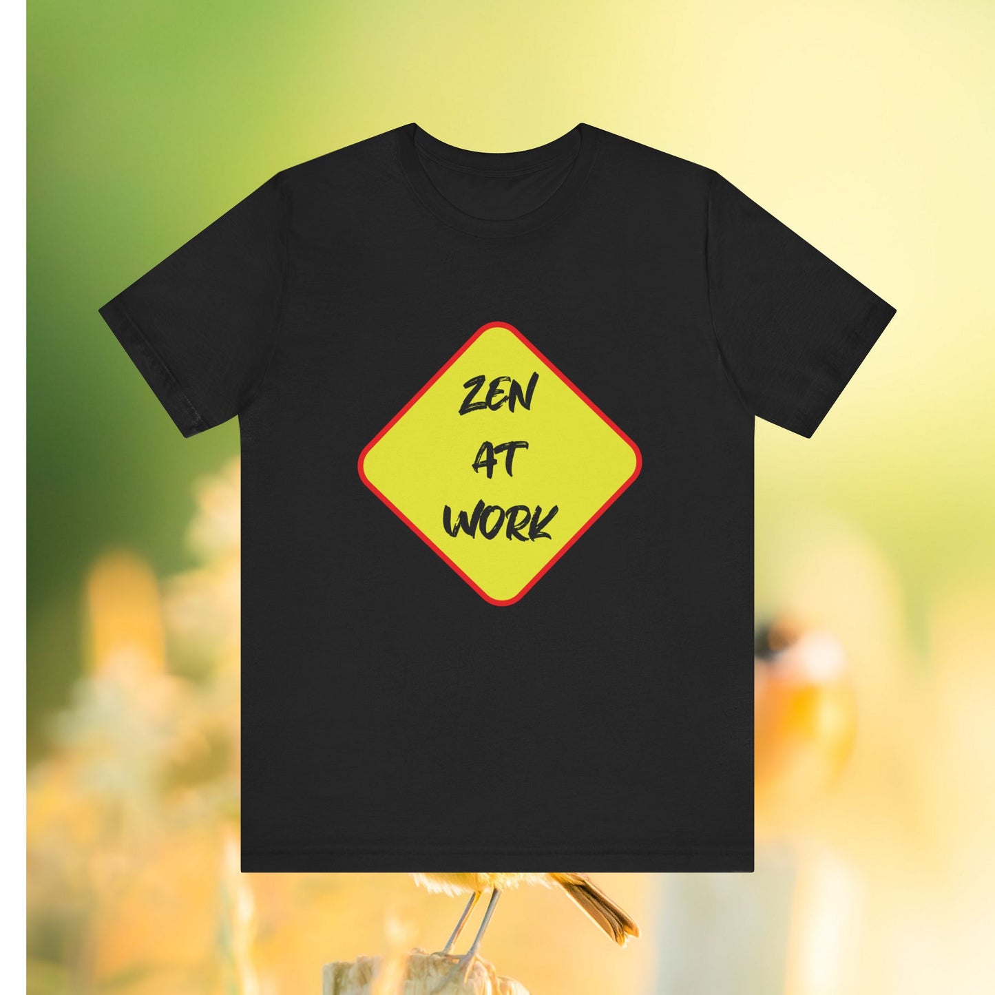 Tee - 'Zen At Work' Unisex Jersey Short Sleeve Tee