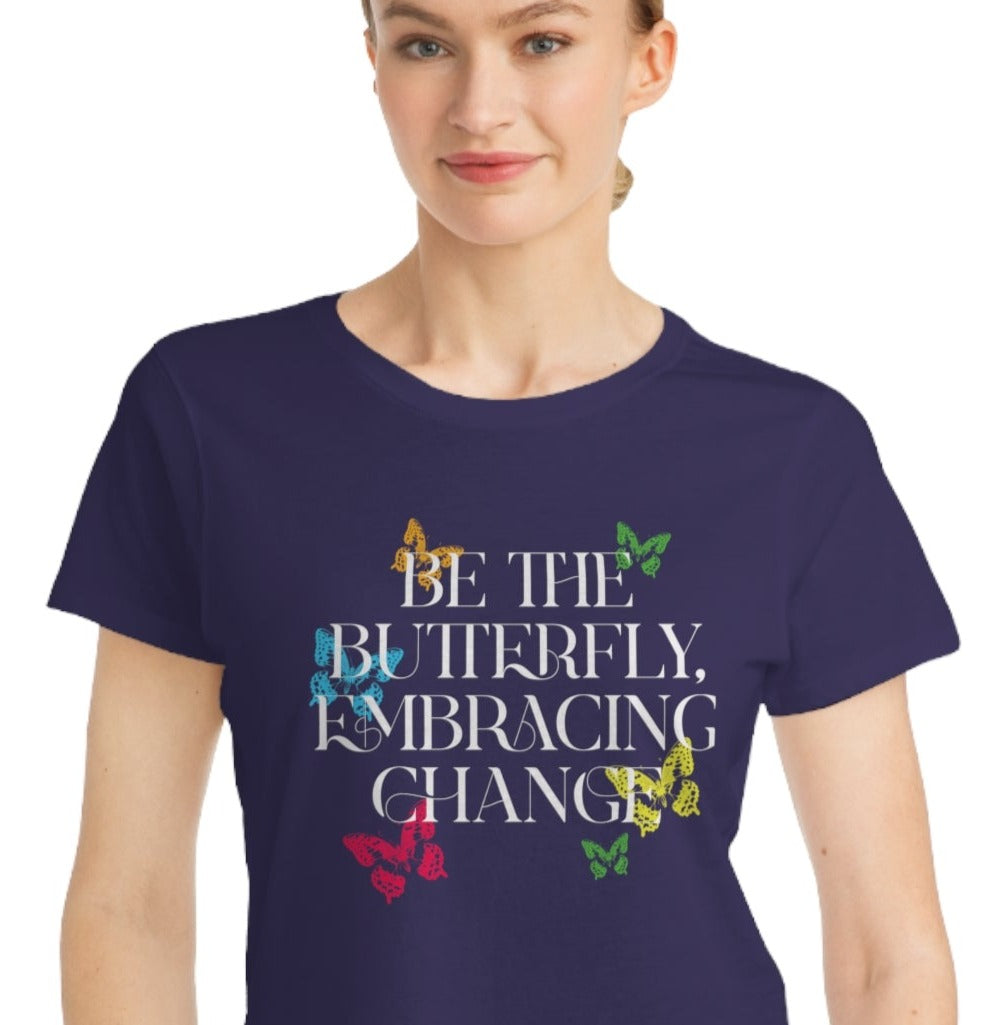 "Butterfly Embracing Change" Econscious Organic Women's Classic T-Shirt