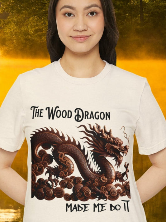 "Wood Dragon" Recycled Organic T-Shirt