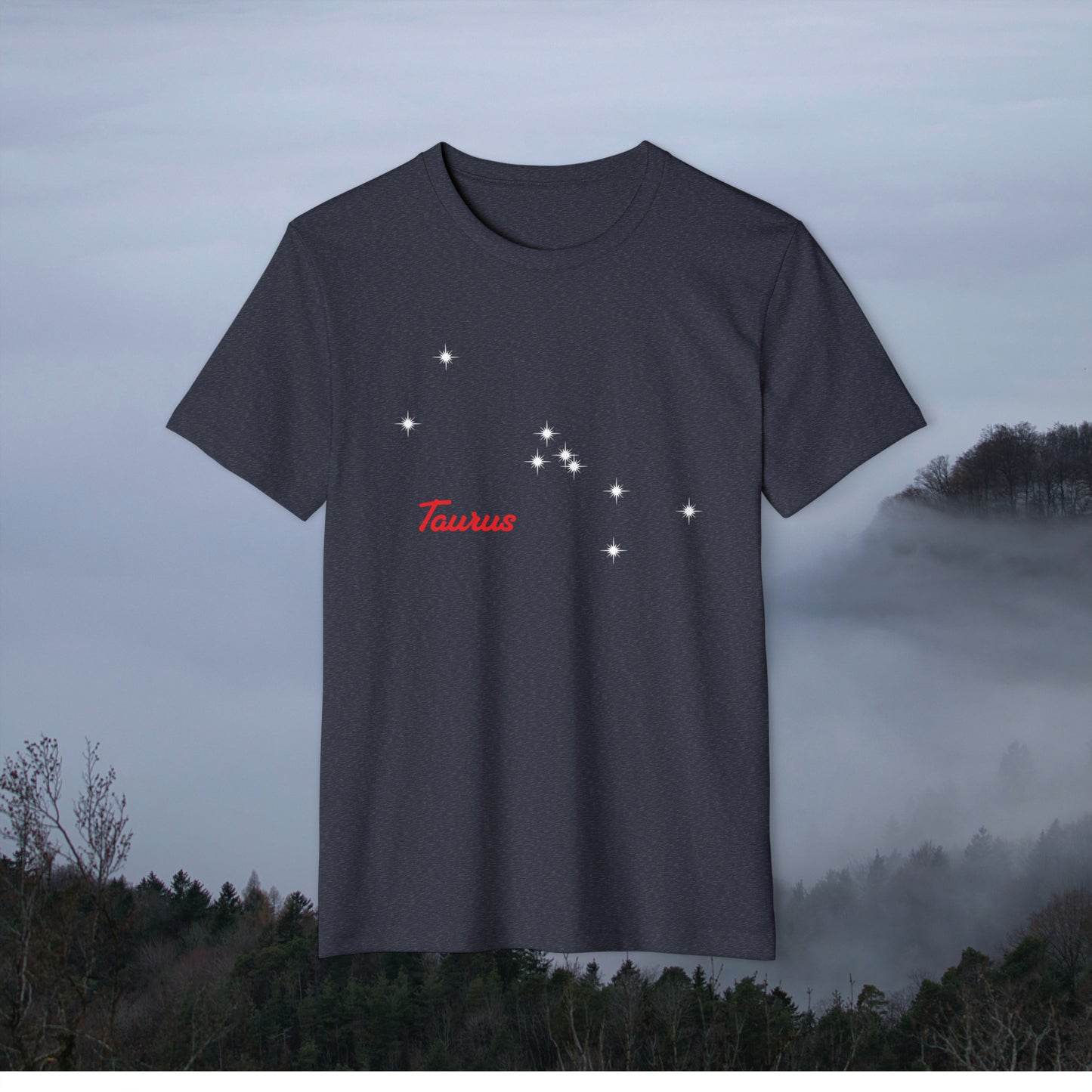 "Constellation Taurus" Unisex Recycled Organic T-Shirt