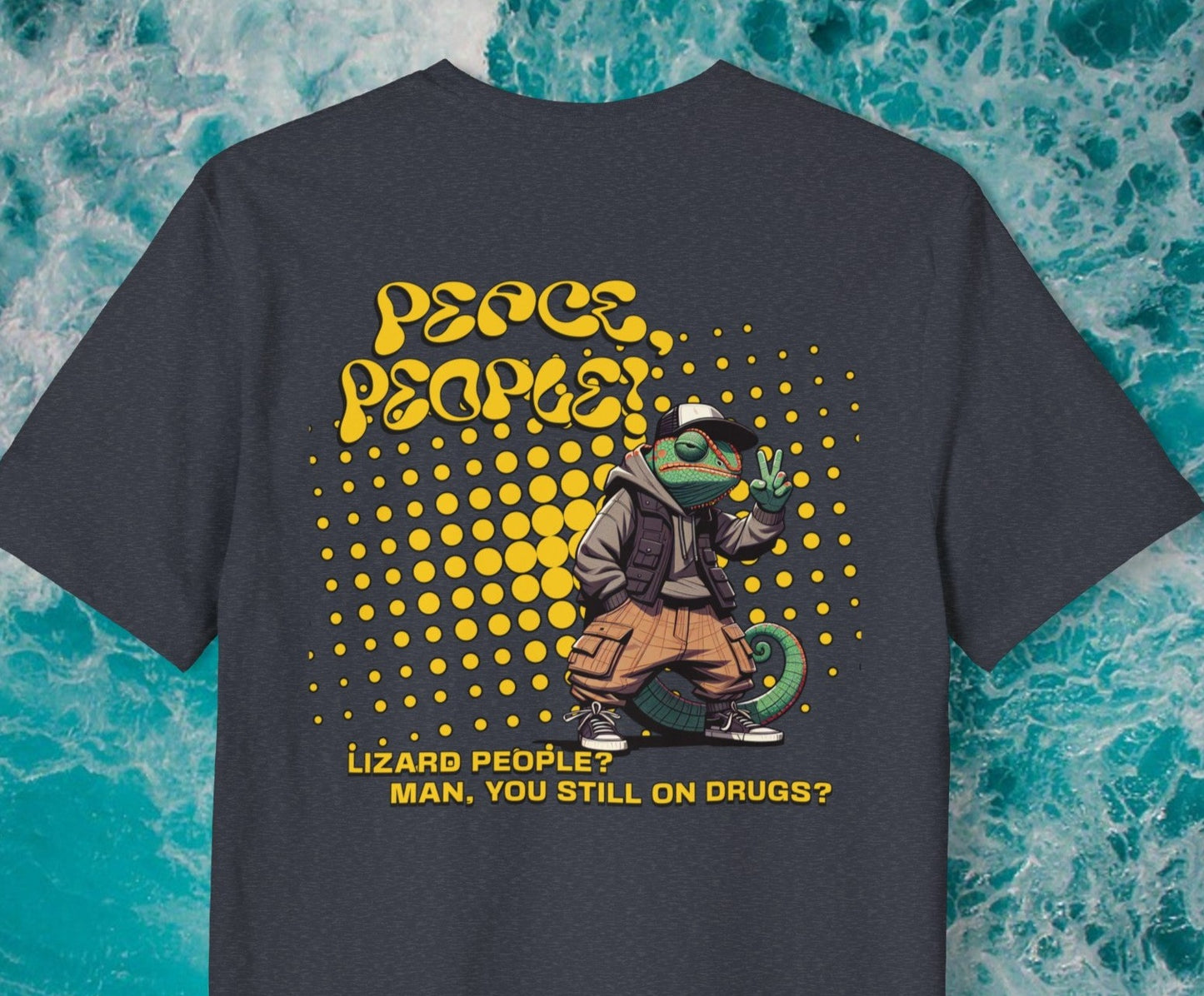 "Lizard People" Unisex District® Re-Tee®