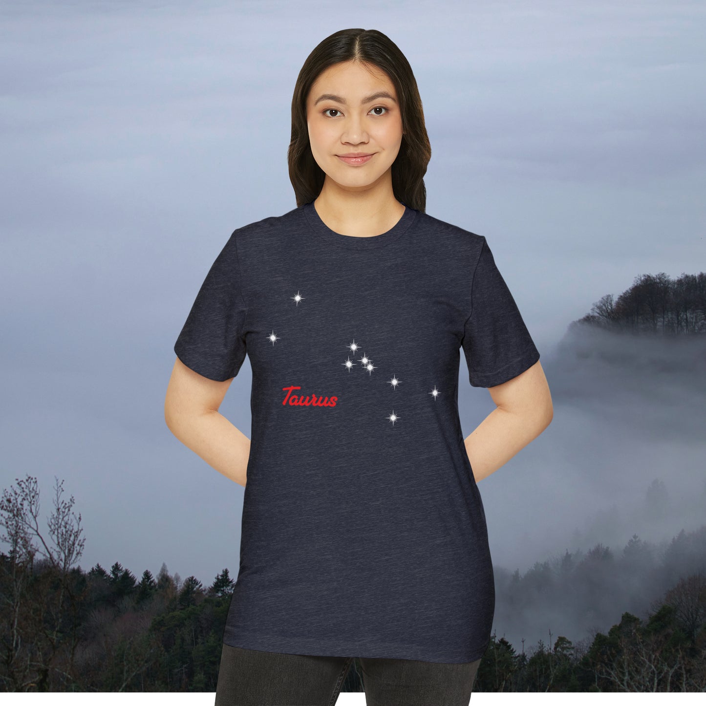 "Constellation Taurus" Unisex Recycled Organic T-Shirt