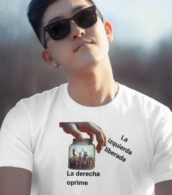 "La Derecha Oprime"  Jersey Short Sleeve Tee