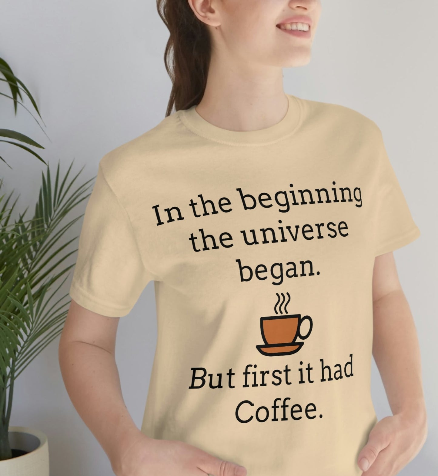 "But first, coffee."