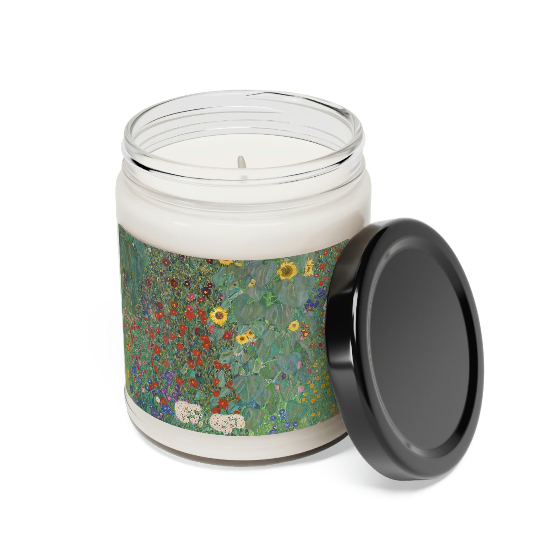 "Apple Harvest" Scented Soy Candle with Monet Garden picture