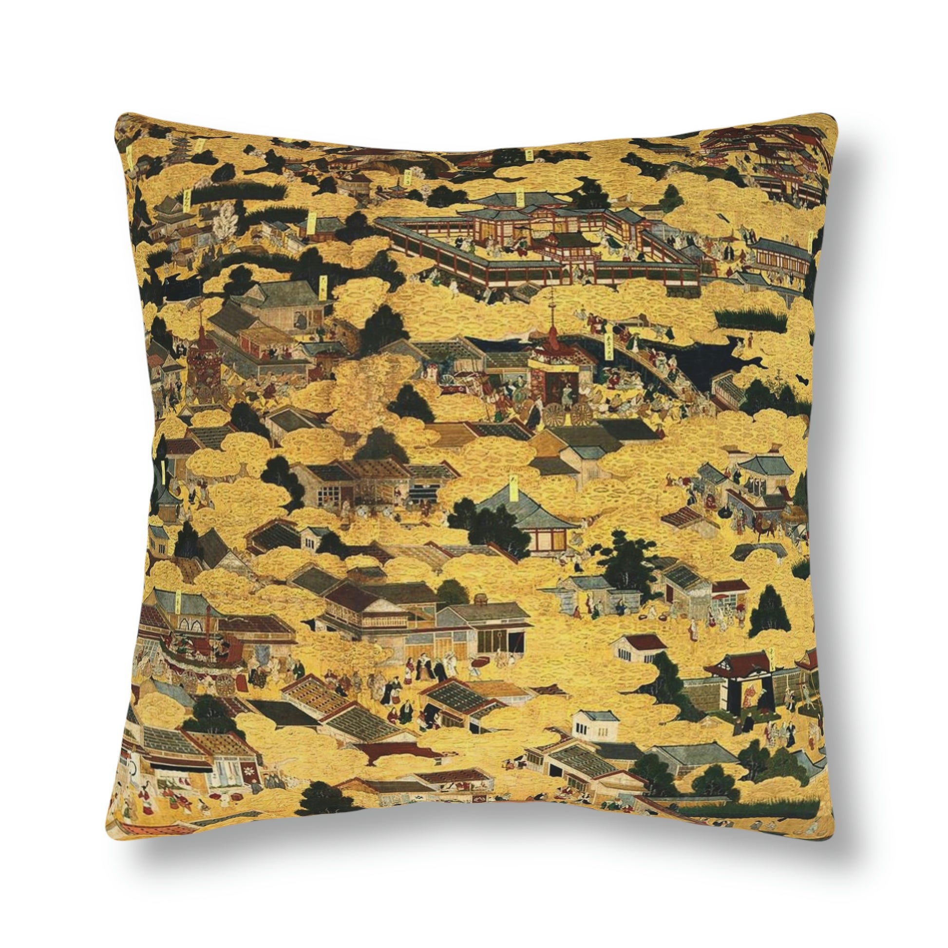 "Kyoto Map" Waterproof Pillow