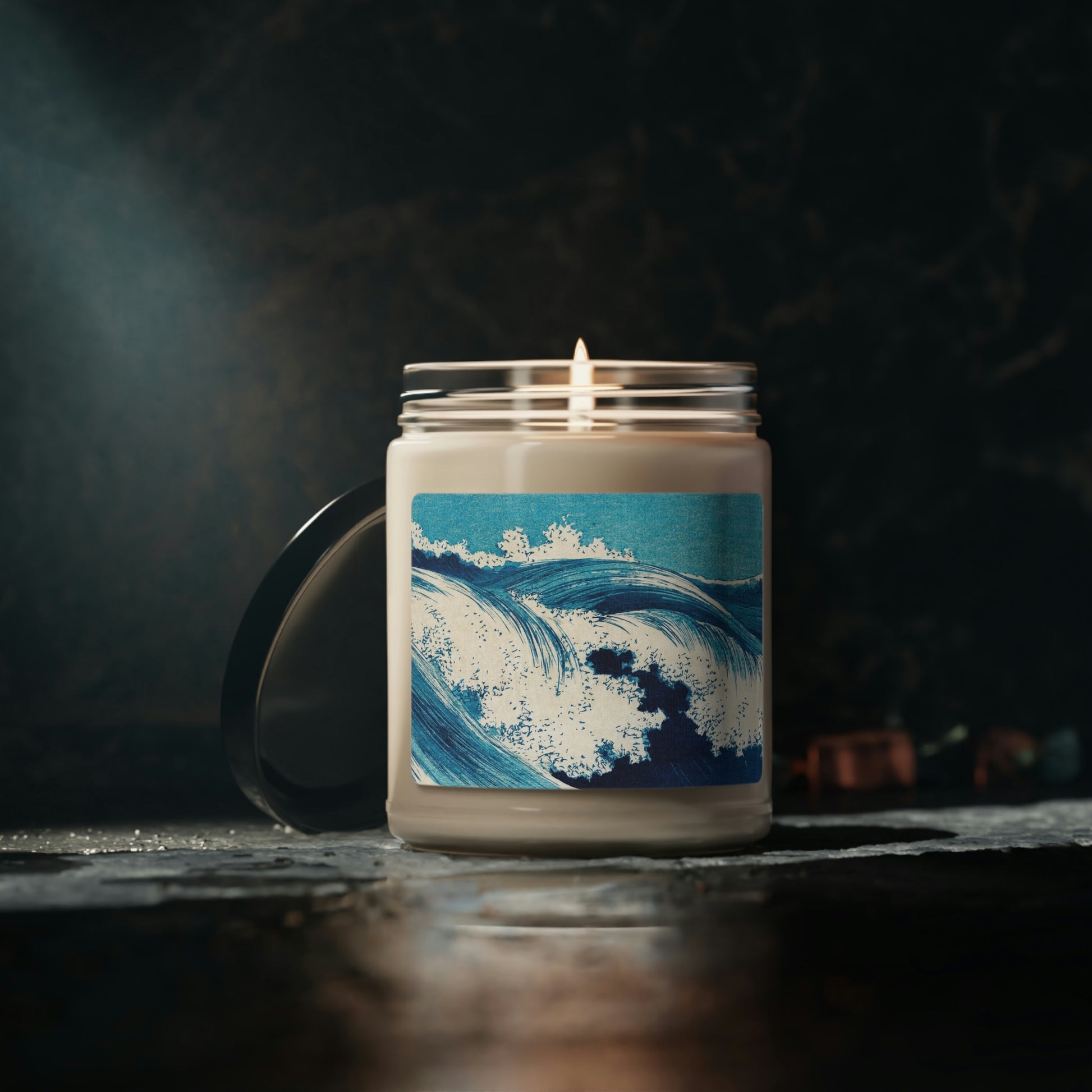 "Sea Salt and Orchid" Scented Soy Candle