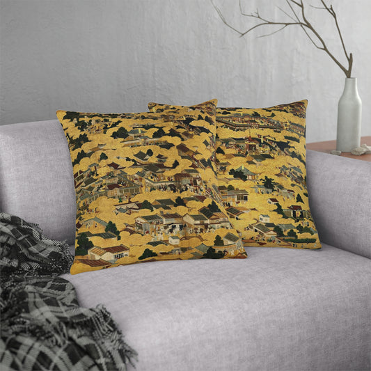 "Kyoto Map" Waterproof Pillow