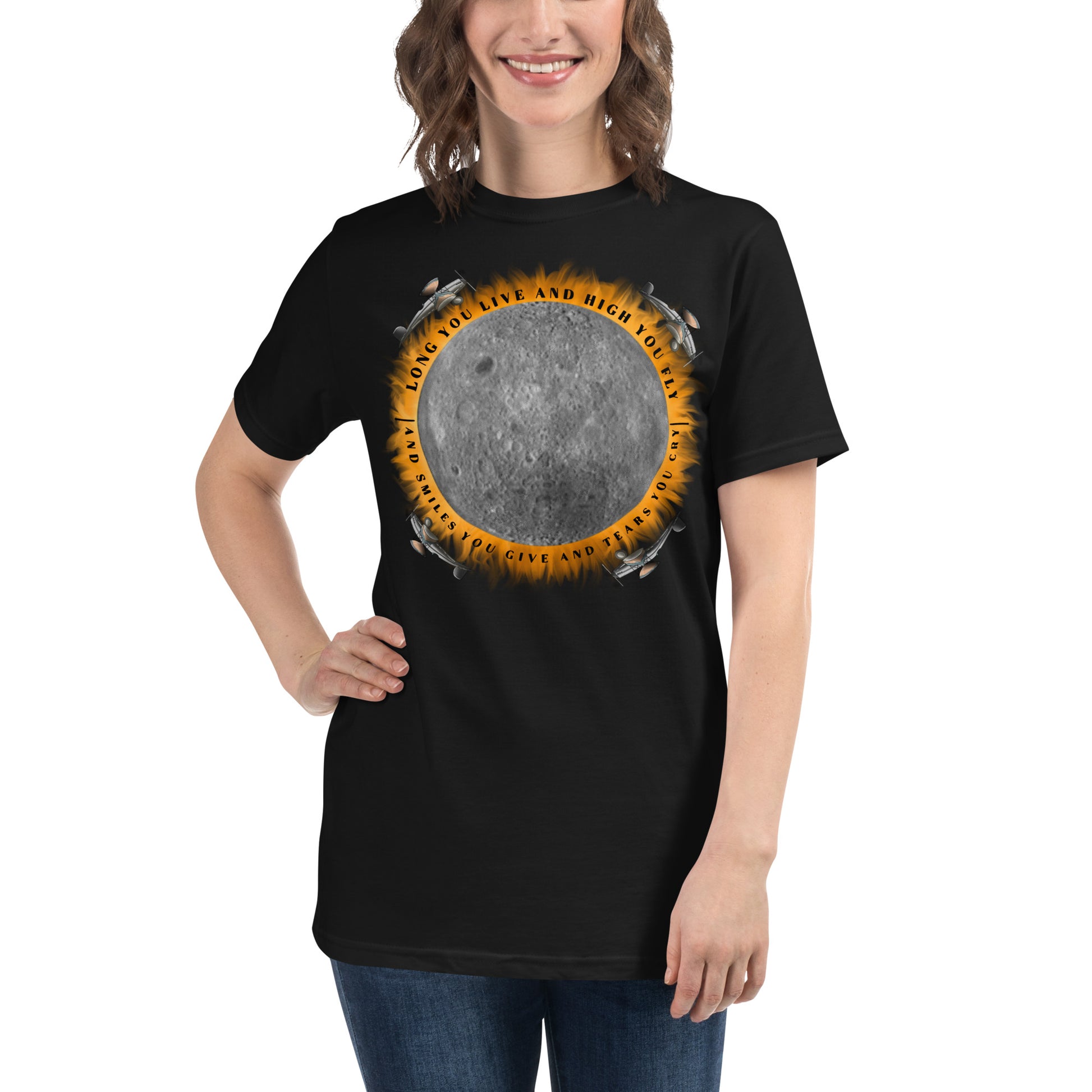 "Eclipse, from the Dark Side of the Moon" Organic Tee